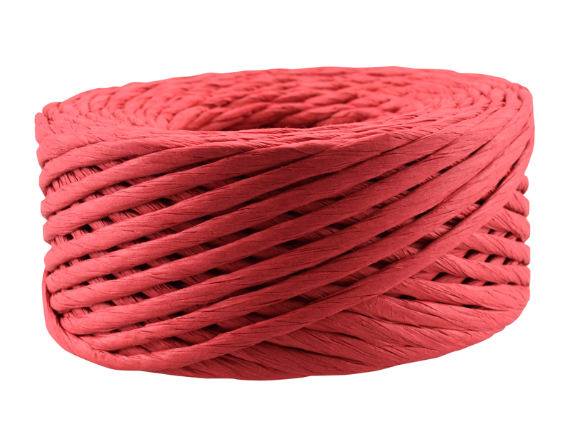 Papierschnur – Rot Ø 5mm